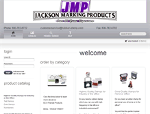 Tablet Screenshot of jacksonrubberstamps.com
